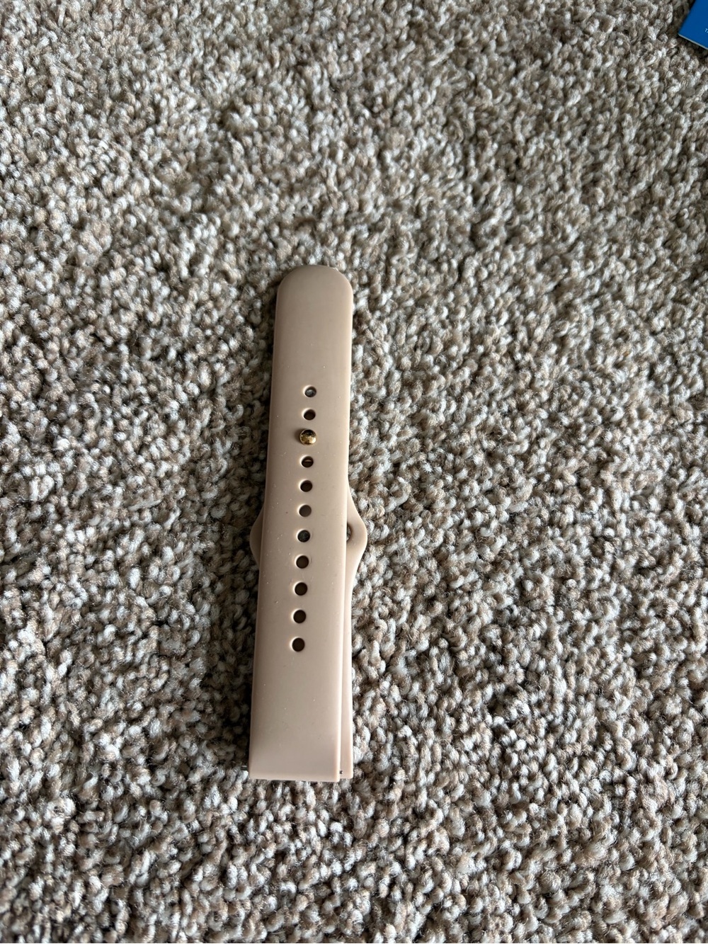 Neutral Beige Silicone Watch Band for Women